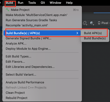 Build APK