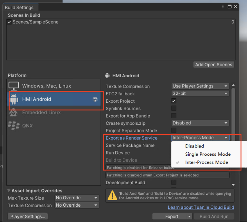 URAS Inter-Process Mode