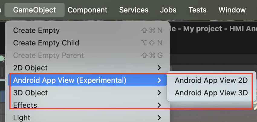Android App View Create