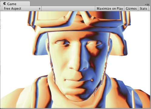 Shader using only a lighting ramp texture.
