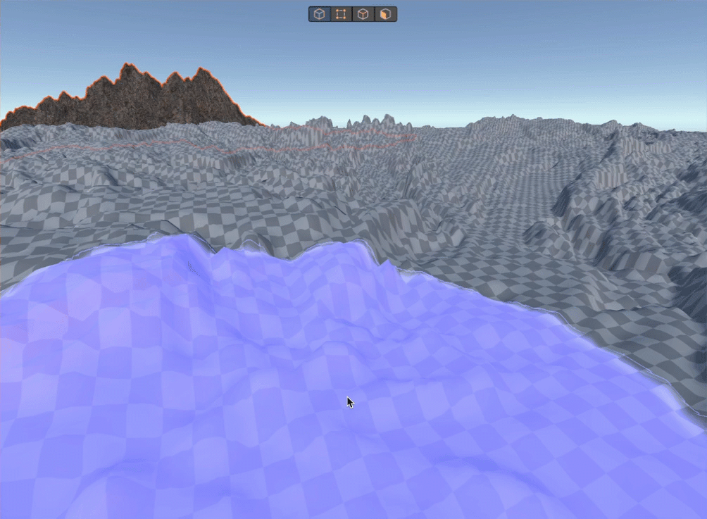 Using the Pinch tool to push away the terrain can help a path look like it was dug out of the ground rather than laid down on the surface