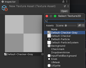 Custom control for a 2D image, displayed in the Unity Editor.